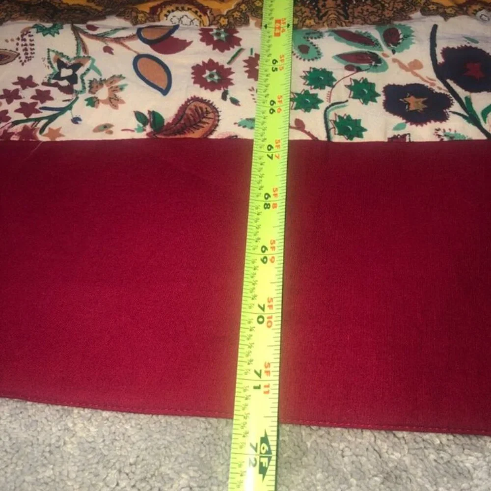 PIER 1 IMPORTS Multi-Color Paisley Stripes TABLE RUNNER 72” x 13”‎ Fall winter